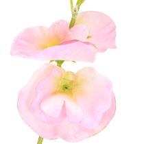 Artikel Söta ärtor konstgjorda blommor rosa på lång stjälk 74cm 2st