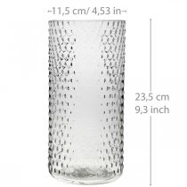 Artikel Blomvas, glasvas, ljusglas, glaslykta Ø11.5cm H23.5cm