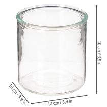 Artikel Glascylindervas, transparent, mångsidig, 10 cm, 3 stycken