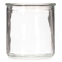 Artikel Rund glaslykta, klarglas, 8 cm, 3 stycken