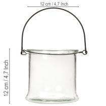 Artikel Hängande glaslykta Ø12cm H12,5cm 2 st