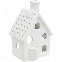 Artikel Lantern House Keramik Light House Advent Vit H14cm 2 st