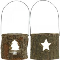 Artikel Värmeljushållare för upphängning värmeljushållare trä 7,5cm 2st