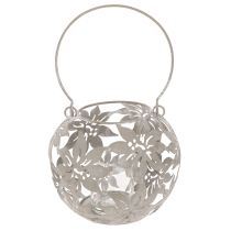 Artikel Metallvindlampa Hängande Dekoration Lykta Grå Ø14cm H13cm