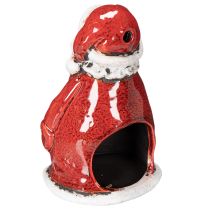 Artikel Jultomten dekorativ figur som värmeljushållare med stjärnor, bordsdekoration, 15 cm