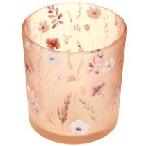 Artikel Elegant ljusstake med en delikat blommig design för harmonisk rumsinredning, 8 cm, 4 stycken