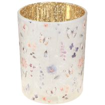 Artikel Glasljushållare med fjärilsmotiv för mysiga stunder, 12,5 cm, 2 stycken