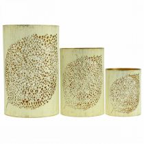 Artikel Höstlykta metalldekoration H20,5/15,5/10,5 cm set om 3