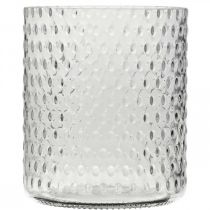 Artikel Glaslykta, blomvas, rund glasvas Ø11.5cm H13.5cm