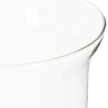 Artikel Glasljushållare/vas för stämningsfull inredning med klassisk elegans, 25 cm