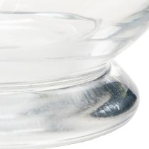 Artikel Glasljushållare/vas för stämningsfull inredning med klassisk elegans, 25 cm