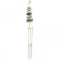 Artikel Wind Chime Hanger Chime Maritime med stenar H50cm