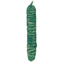 Artikel Ullsnöre grön vintage wicking tråd naturlig ull jute 30m