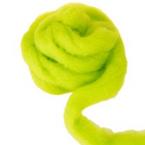 Artikel Grön filtvadd i 100 % ull för dekoration och pyssel 2 m