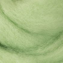 Artikel Hobbyull, dekorativ ull, ullsnöre för olika kreativa idéer och hantverksprojekt, 2m ljusgrön