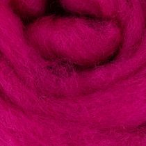Artikel Ullveke Mjukt filtat ull för dekorativa mönster och säsongsbetonade arrangemang 2m Rosa