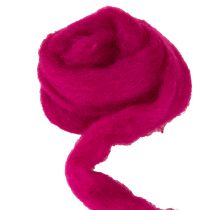 Artikel Ullveke Mjukt filtat ull för dekorativa mönster och säsongsbetonade arrangemang 2m Rosa