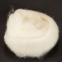 Artikel Vitt ullband, 2m, dekorativt garn för pyssel och inslagning