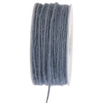 Artikel Vektråd ullsnöre filtsnöre blå grå Ø3mm 100m