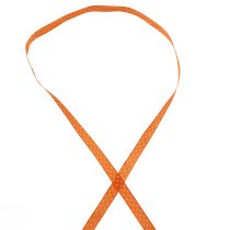 Artikel Presentband prickigt dekorband orange 10mm 25m