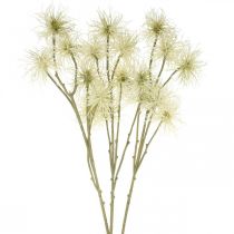Artikel Xanthium konstgjord blomkräm höstdekoration 6 blommor 80cm 3st