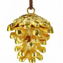 Artikel Kotte dekorationskottar för upphängning Guld H6cm