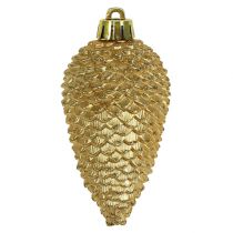 Artikel Kottar plastljus guld 8cm 6st. för hängning