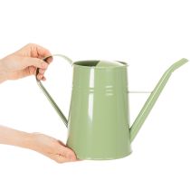 Artikel Vintage vattenkanna i metall för inomhusbruk, mintgrön, 1,7 l, dekorativ vas, retrodesign, H23 cm