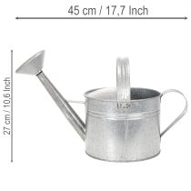 Artikel Vintage vattenkanna i zink, 27 cm - planteringskärl för trädgård och uteplats, metallblomkruka
