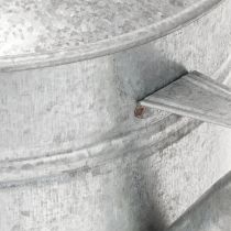 Artikel Vintage vattenkanna i zink, 27 cm - planteringskärl för trädgård och uteplats, metallblomkruka