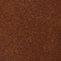 Artikel Rostfärgad sfärisk dekoration för rustik trädgårdsdesign, 14 cm, 2 stycken