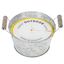 Artikel Citronella utomhusljus i hink: Stämningsfull belysning och insektsmedel, 15 cm