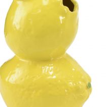 Artikel Citronvas blomstervas gul sommardekoration keramik H20cm