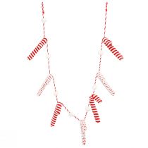 Artikel Candy cane dekoration girlander jul röd vit L120cm