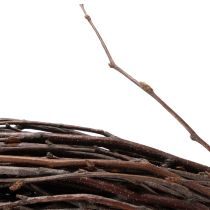 Artikel Klassisk dekorativ pilkrans för kreativa arrangemang, 59 cm