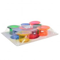 Artikel Planteringskärl dekorativ cylinder färgglad bordsdekoration 12×10×6,5cm 9st