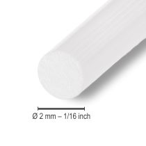 Artikel Aluminiumtråd aluminiumtråd 2mm smycketråd vit 60m 500g