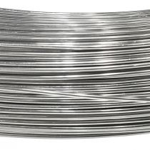 Artikel Hantverkstråd silver aluminiumtråd dekorativ tråd Ø1,5mm 1000g