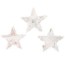 Artikel Björkstjärnor mini 2cm - 2,5cm vitkalkade 150 st