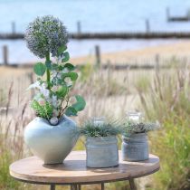 Artikel Konstgjord blommande gren av Allium, naturtroget utseende, 90 cm