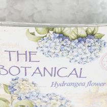 Artikel Blomskål med handtag, hortensia-design, metall, 26×13×14,5 cm