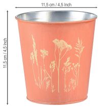 Artikel Blomkruka Aprikosfärgad metall Ø11,5cm H11,5cm