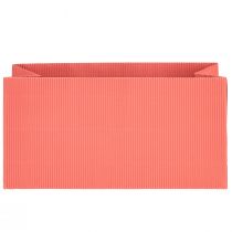Artikel Blompåse extra lång med folie laxrosa 24x12cm 6 st
