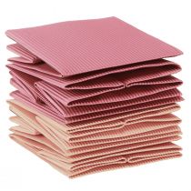 Artikel Blomkruka blompåse rosa lax 12cmx12cm 6 st