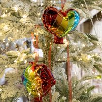 Artikel Festlig glasdekoration hjärtformad kyss jul