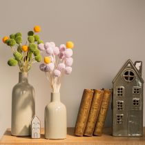 Artikel Craspedia torkade blommor för modern bordsdekoration i ditt hem, 55 cm, 20 stycken