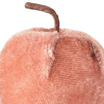 Artikel Dekorativa äpplen tyg äpple sammet brun gul Ø5cm H6cm 12 st