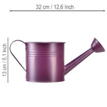 Artikel Dekorativ vattenkanna, lila metallplanter, Ø13,5 cm H12,5 cm