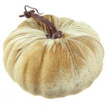 Artikel Dekorationspumpor gul beige rödbrun flockade Ø18cm 3 st