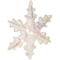 Artikel Dekorativa snöflingor, vinterdekoration, skimrande, Ø14–15 cm, 2 stycken